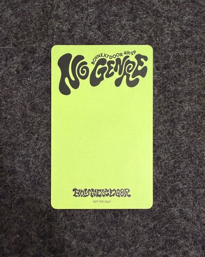 No Genre 環球抽選卡 金雲鶴