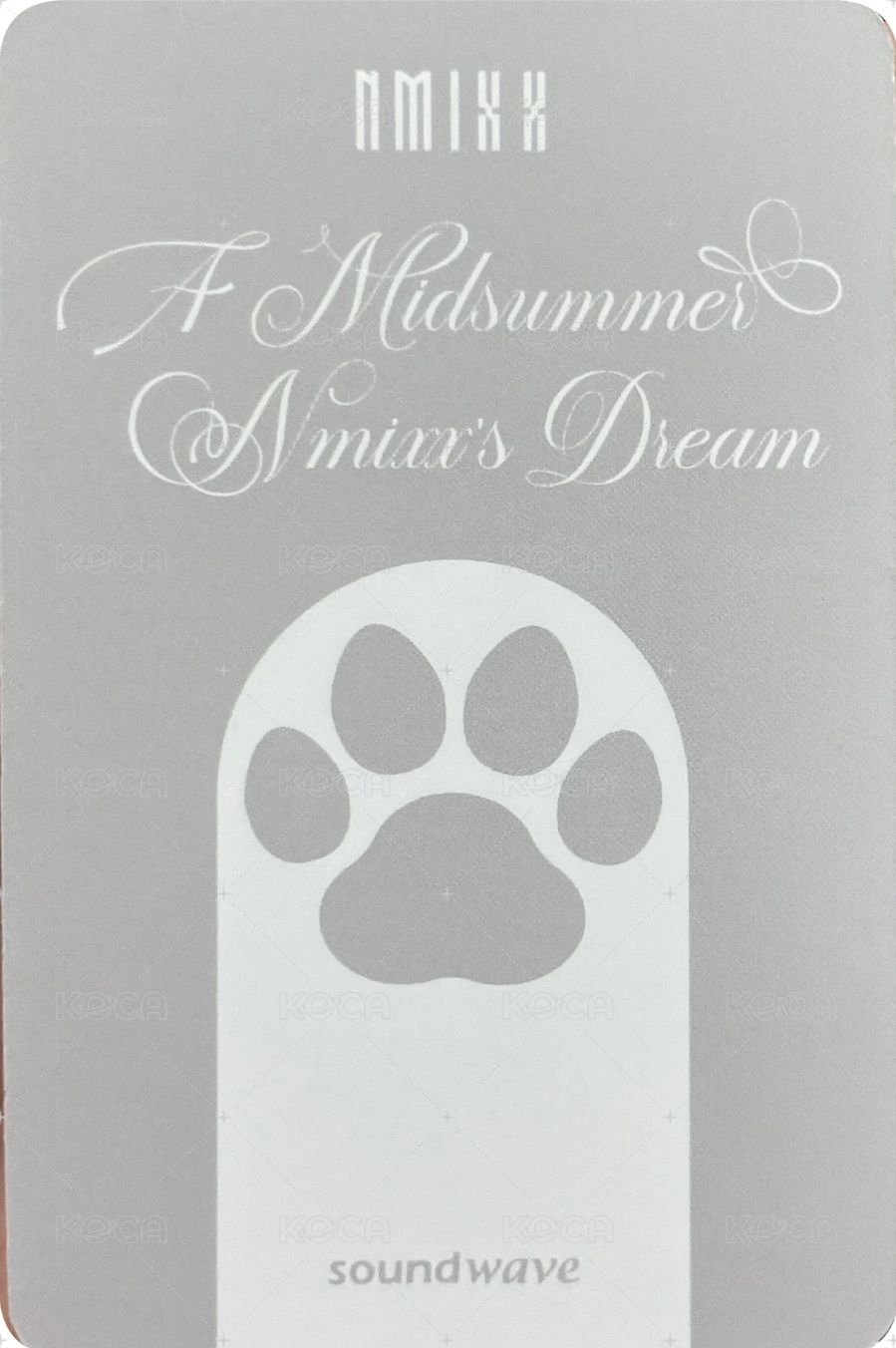 仲夏夜 sw 3.0 幸運卡 黑貓 背面