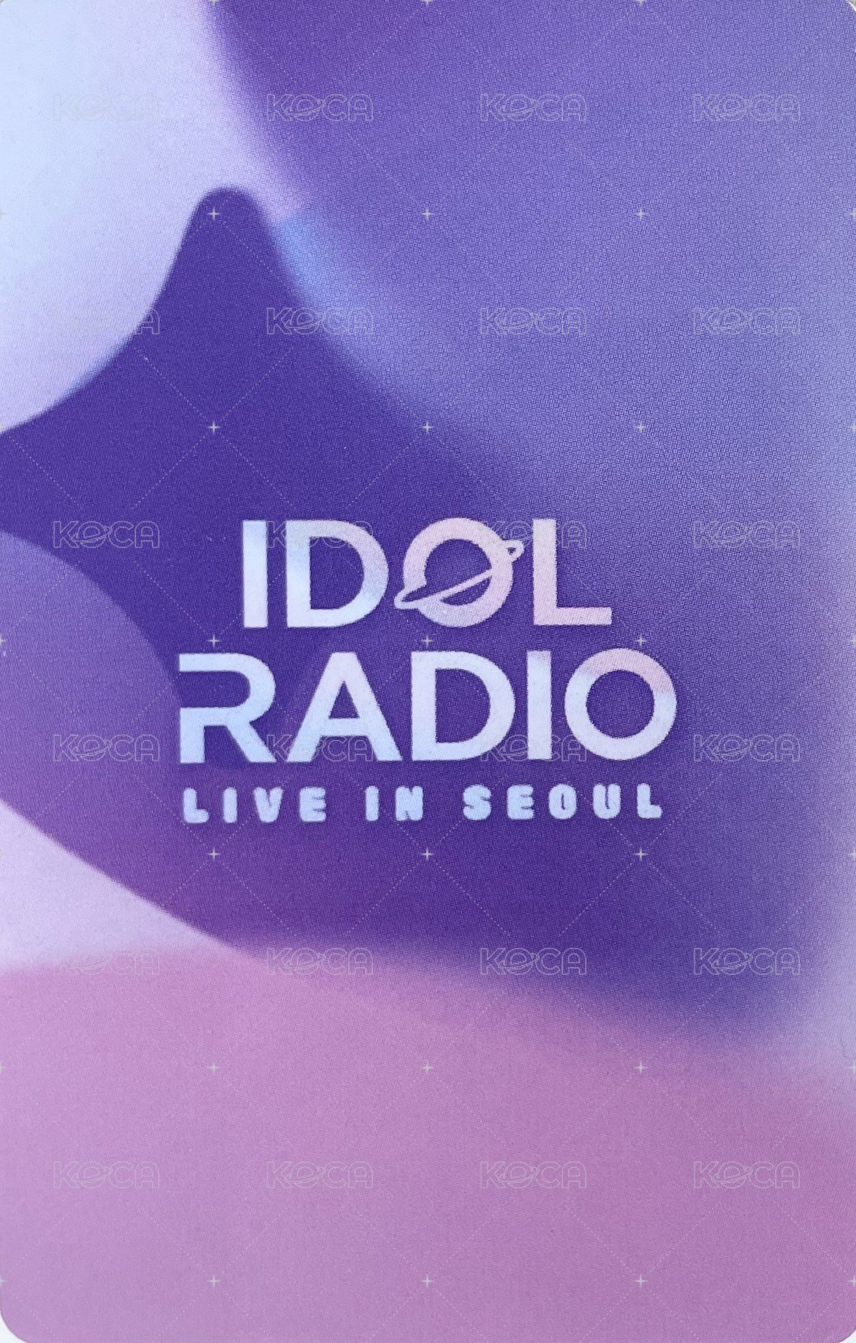 IDOL RADIO 入場卡 / 場限卡  背面