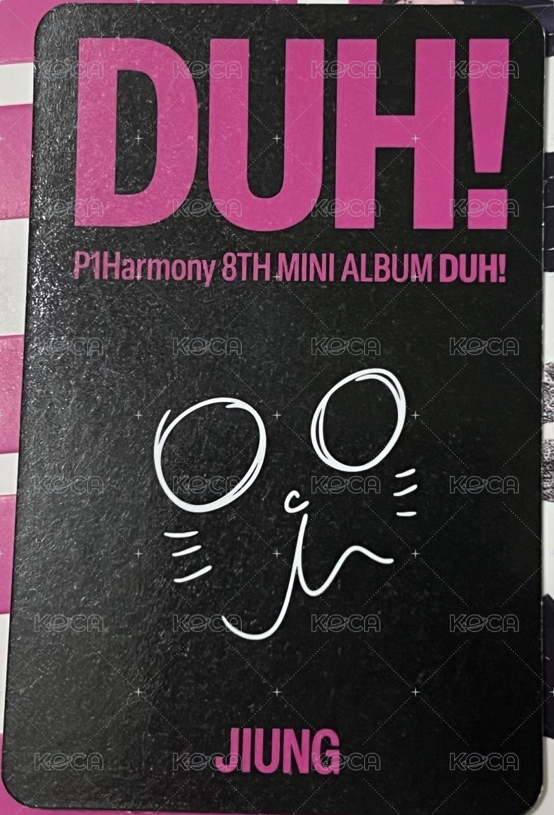 DUH 專輯卡  背面