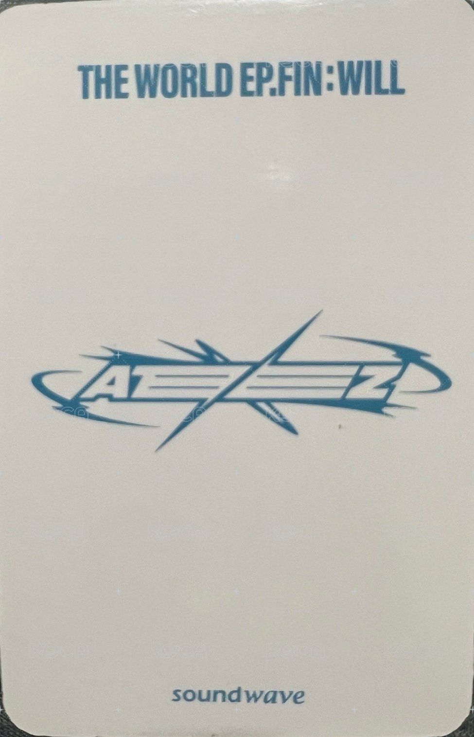 Will sw DIGIPAK 特典卡  背面