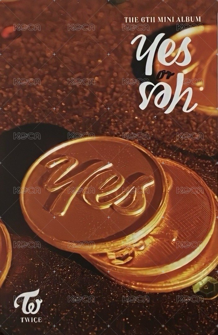 YES or YES 專輯卡 預購禮 彩 背面