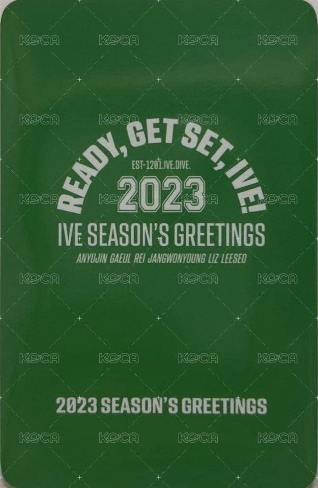 23年曆 k4 年曆卡  背面