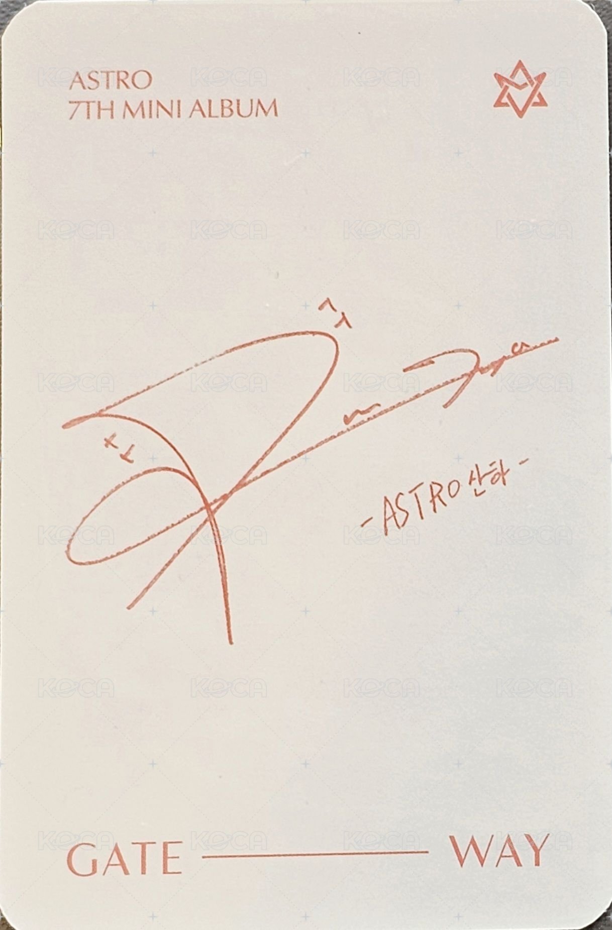 迷七 專輯卡 Time Traveler ver. 背面