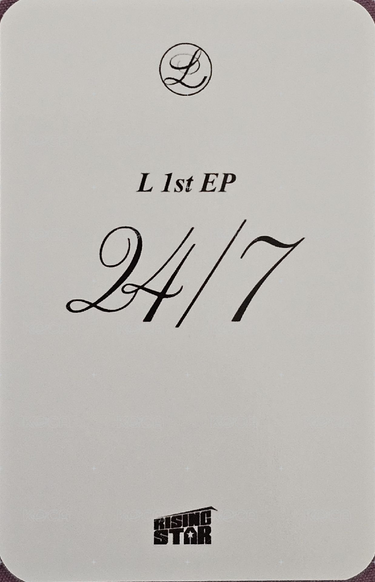 24/7 Rising-star 線上 1.0 簽售卡  背面