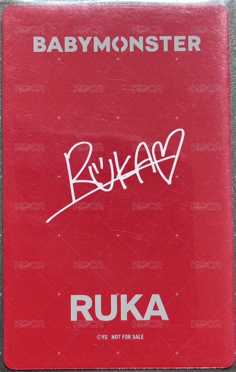 BABYMONS7ER yg 日本東京Fm 滿額卡 快閃線下 背面