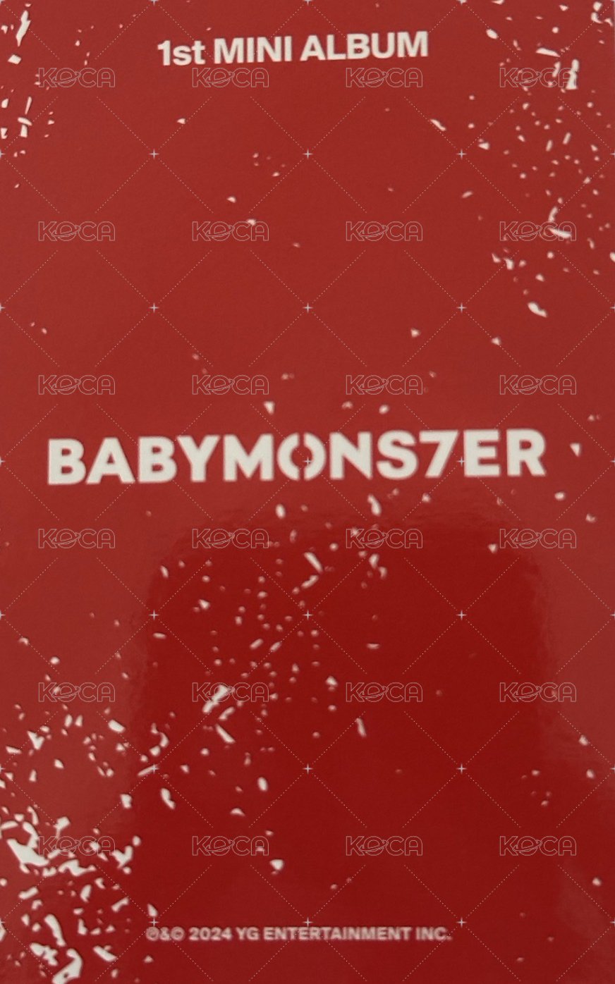 BABYMONS7ER 專輯卡  背面