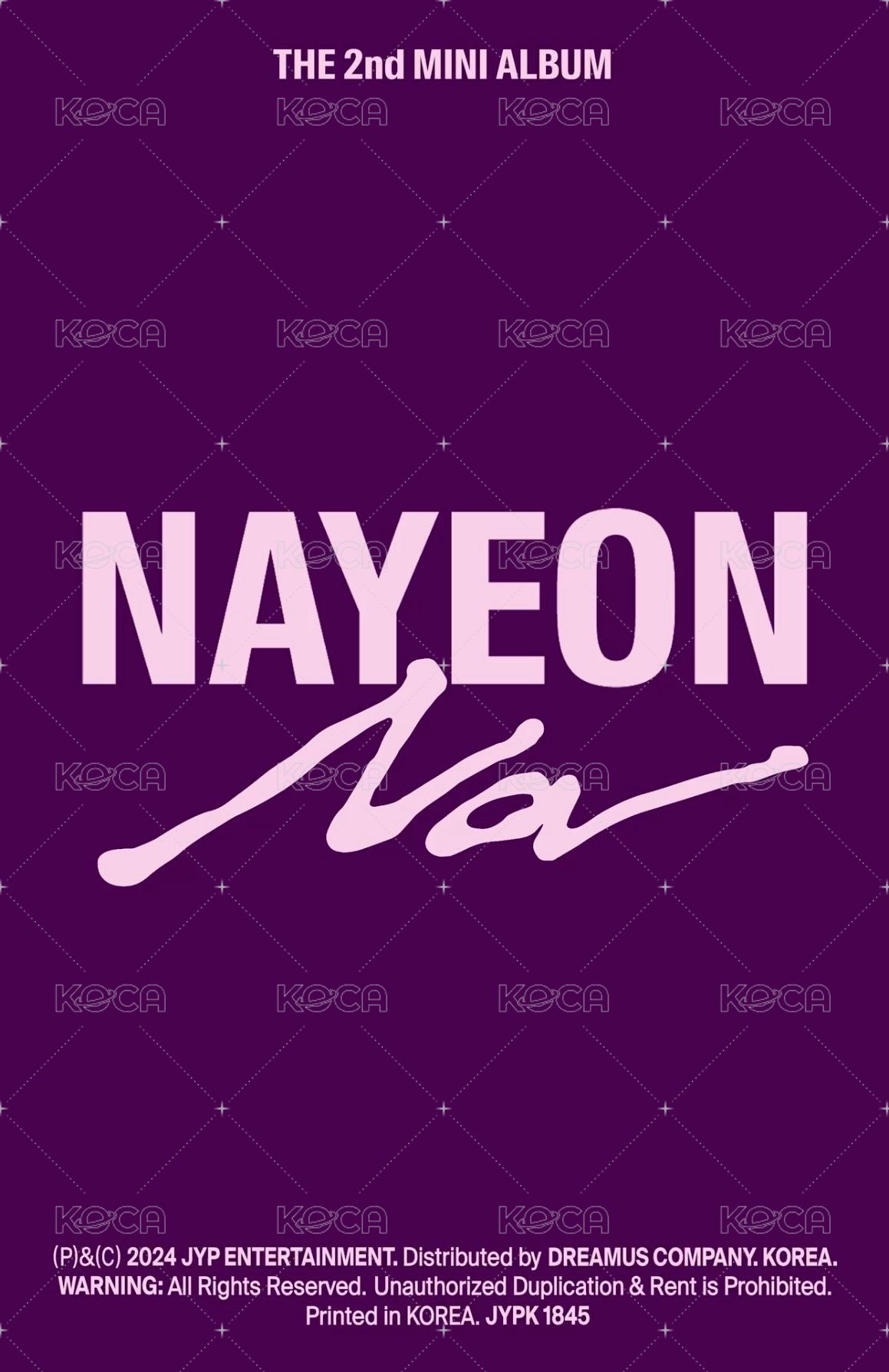 NA 專輯卡 電子專固配 背面