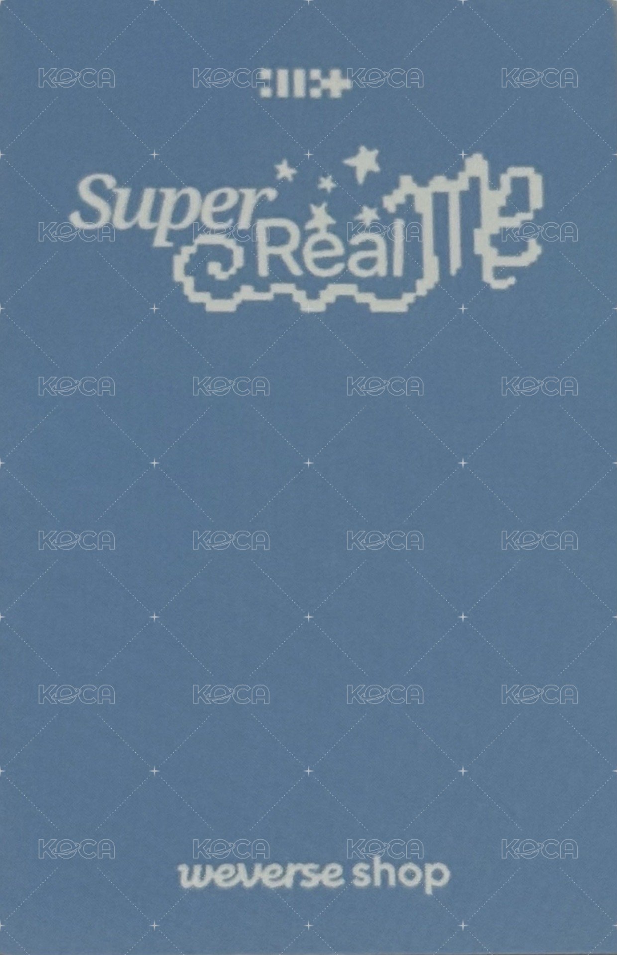 SUPER REAL ME wvs TMEA 直播卡  背面
