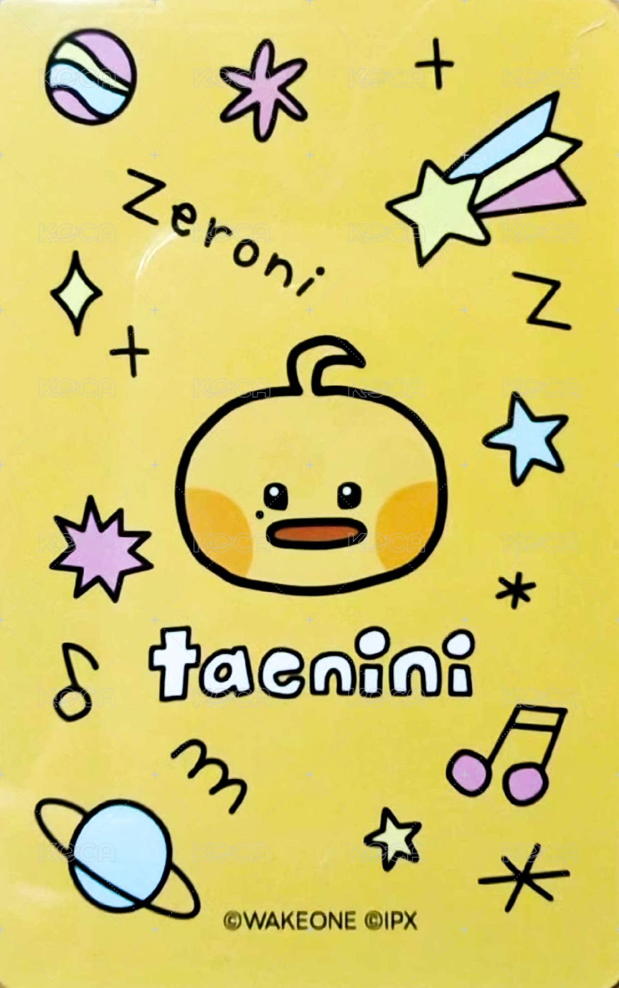 迷三快閃 周邊卡 PVC卡套卡 背面