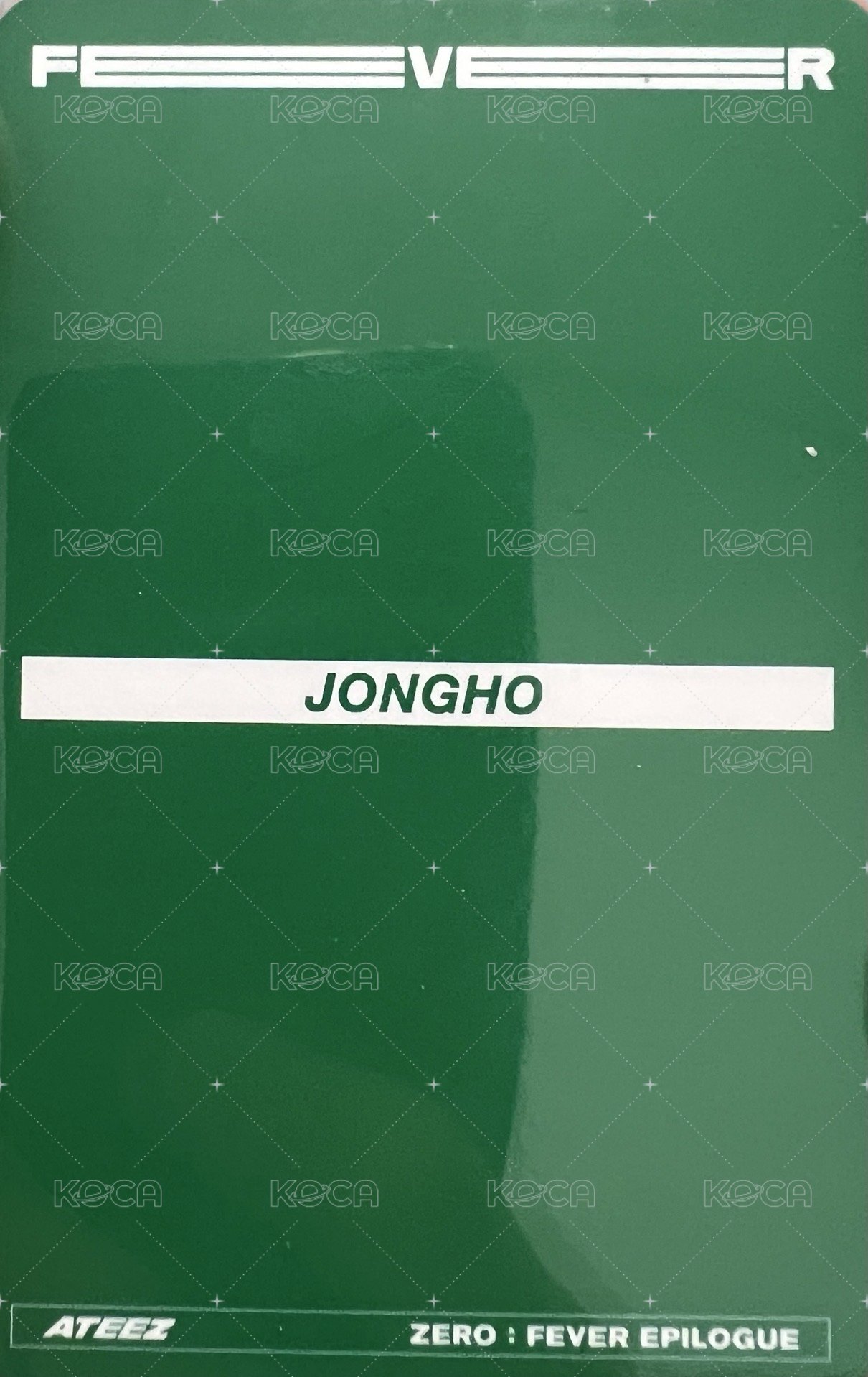 FEVER再版專 專輯卡 公仔專 背面