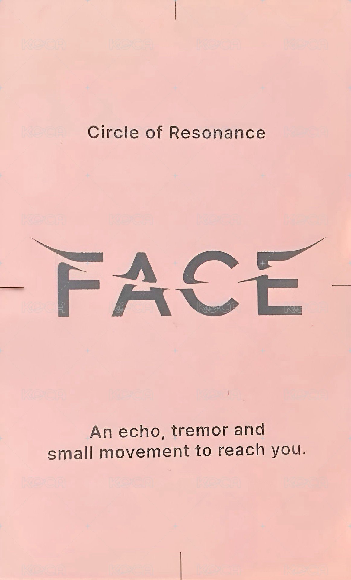 FACE 專輯卡 隨機 背面