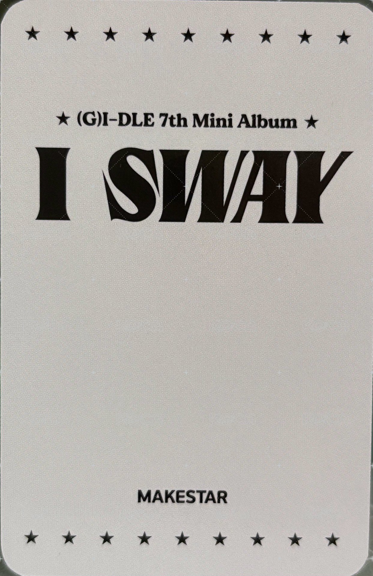 I SWAY ms 5.0 簽售卡 汗蒸房娟 背面