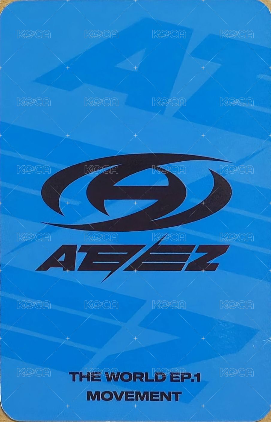 MOVEMENT sw 1.0 簽售卡  背面