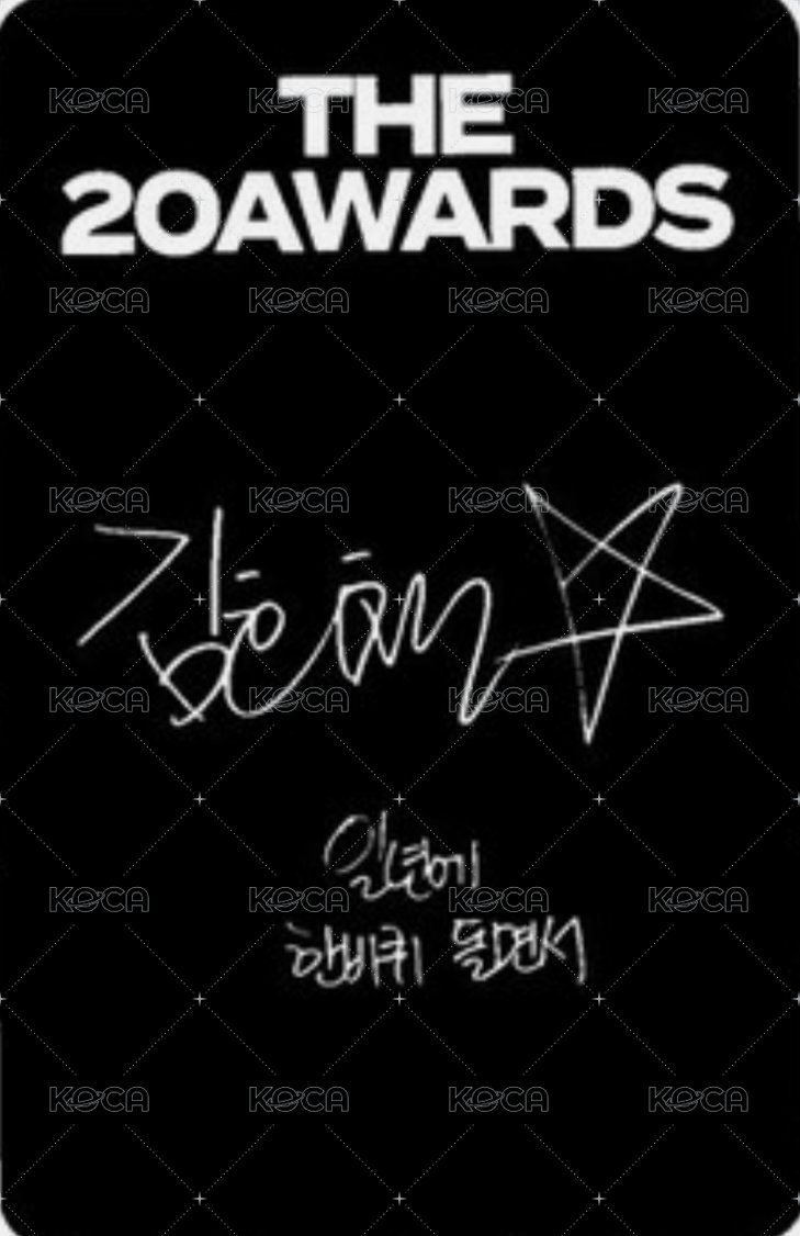 正規12 k4 SC應募 特典卡  背面