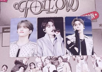 SEVENTEEN FOLLOW AGAIN 環球DVD/藍光 特典明信片 小卡