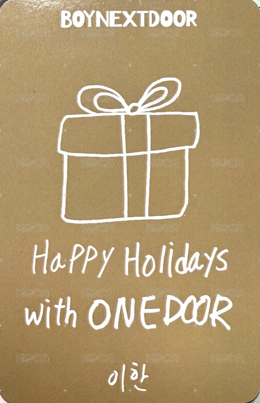 23歌謠大戰 入場卡 / 場限卡 聖誕公放卡 背面