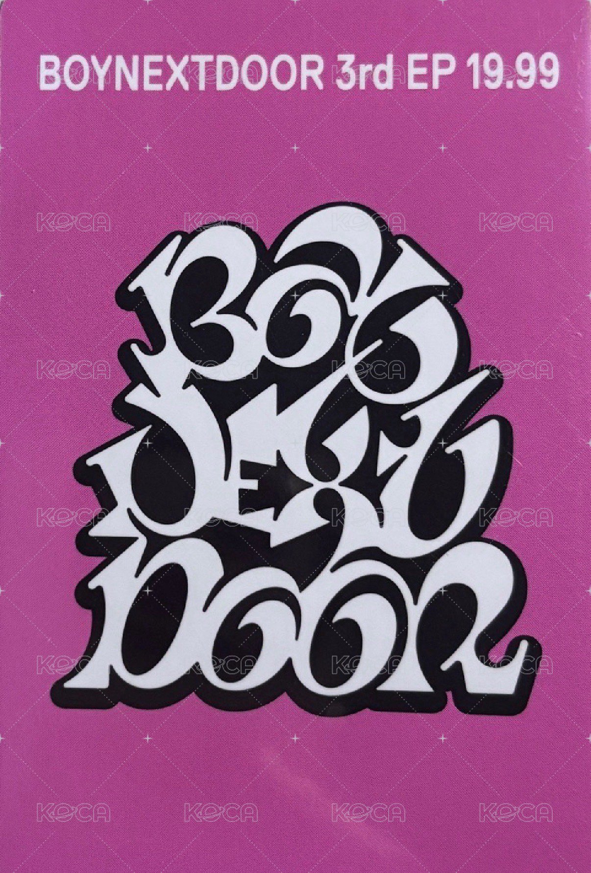 19.99 CU 特典卡 特典 3 背面