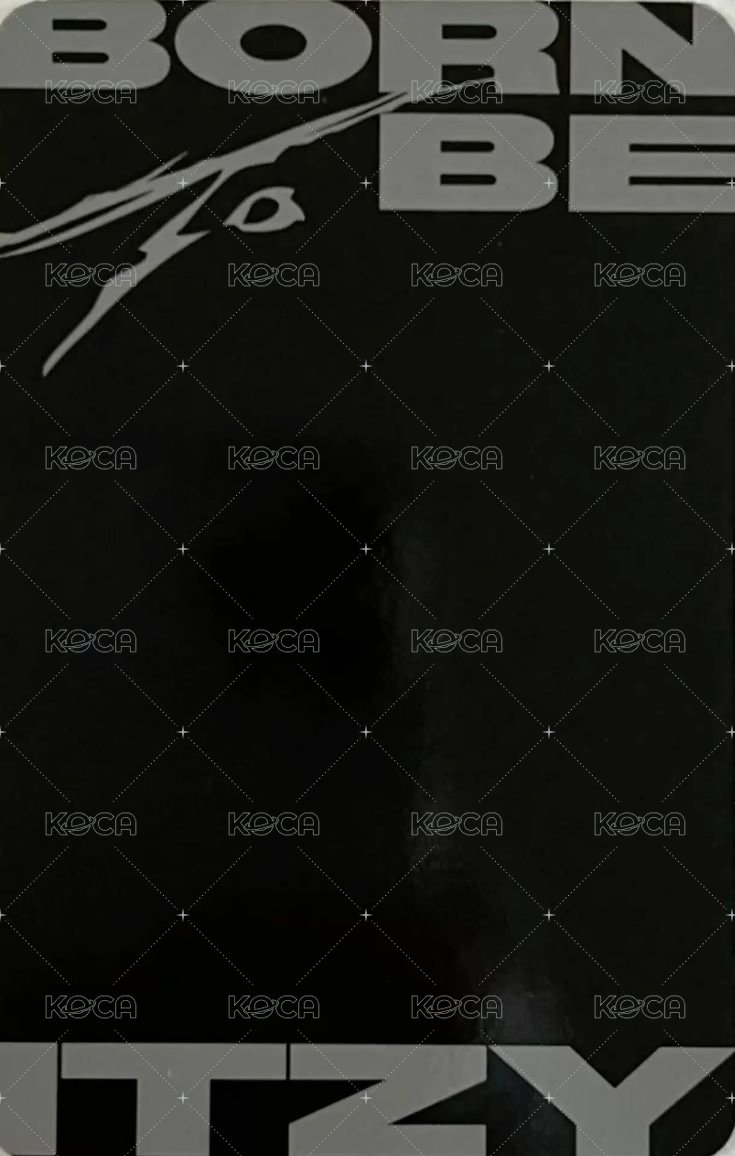 BORN TO BE 專輯卡 限量版 背面