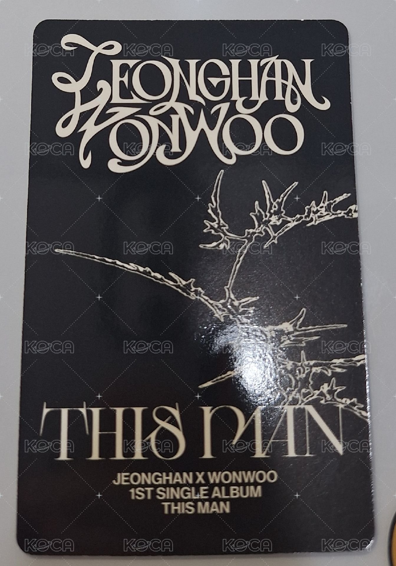 THIS MAN 專輯卡  背面