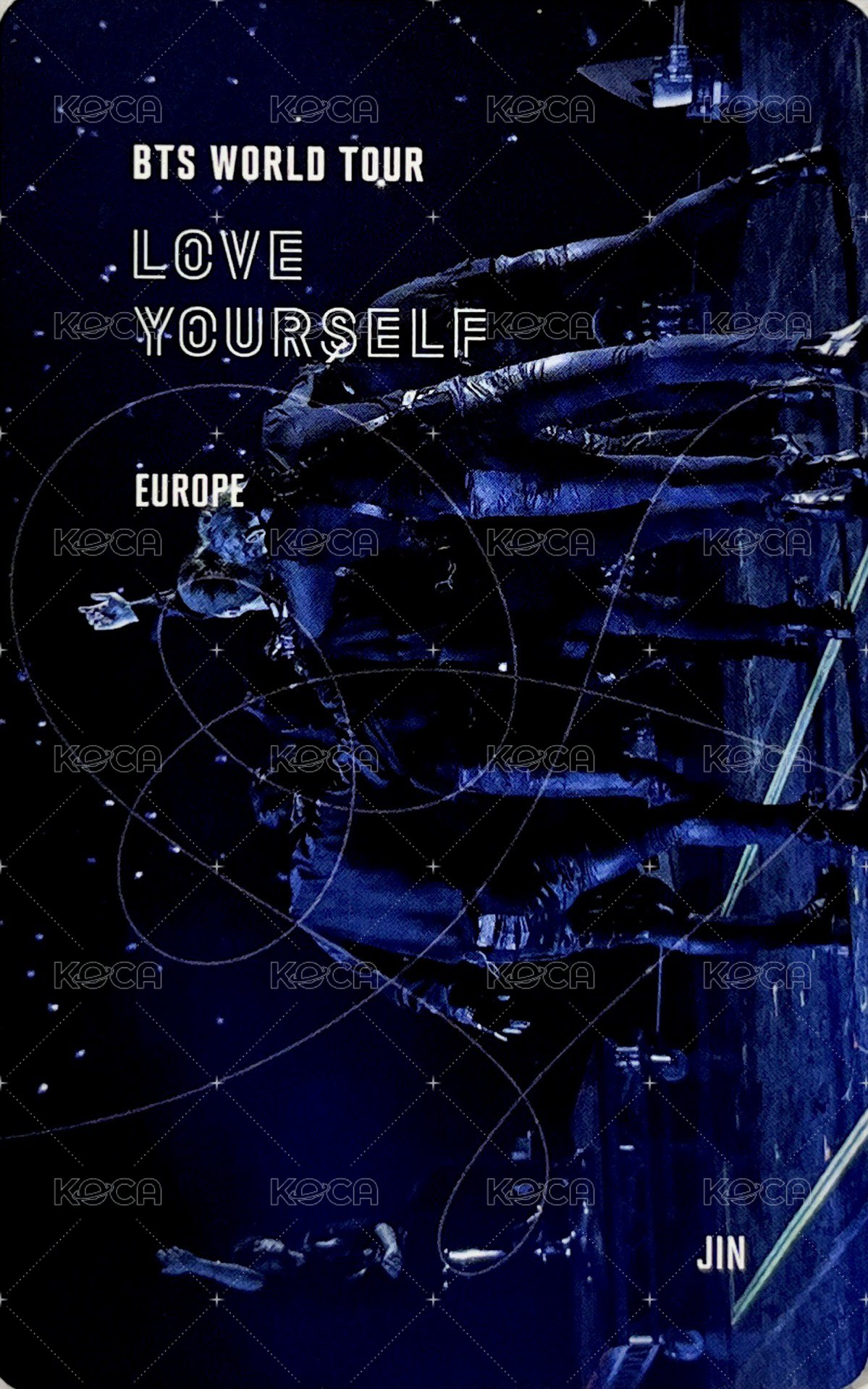 LY Tour 演唱會 DVD / CD 卡 歐洲 藍光版 背面