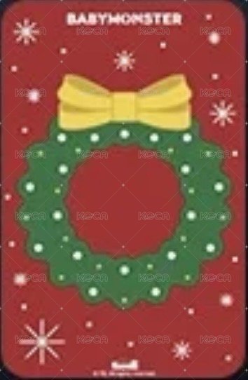 DRIP wvs 線下2.0ver.B 幸運卡 聖誕線下幸運卡 背面