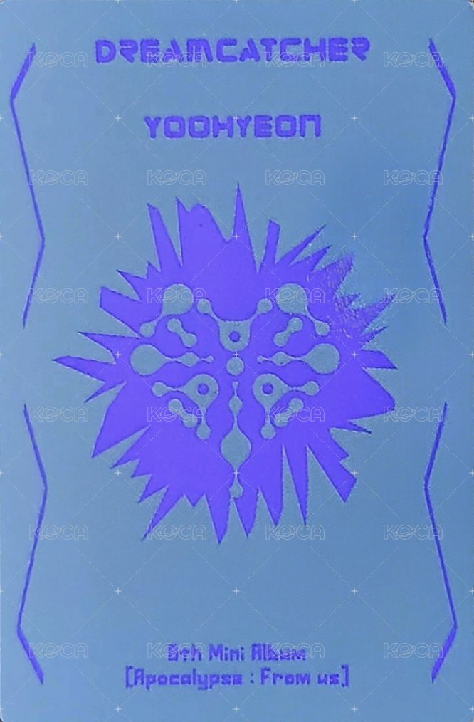 迷你八輯 專輯卡  背面