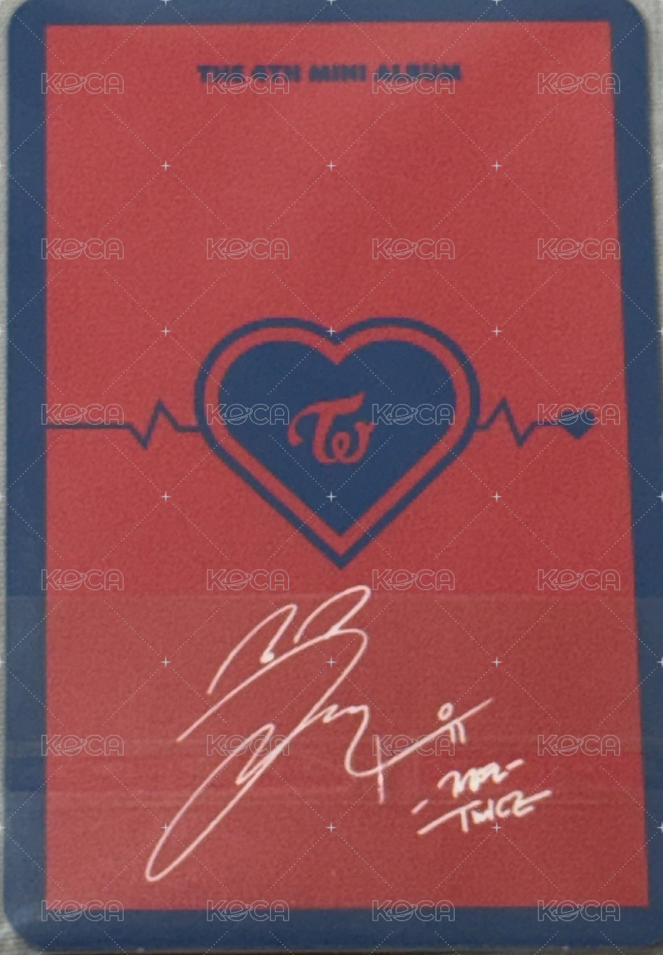 SIGNAL 專輯卡  背面