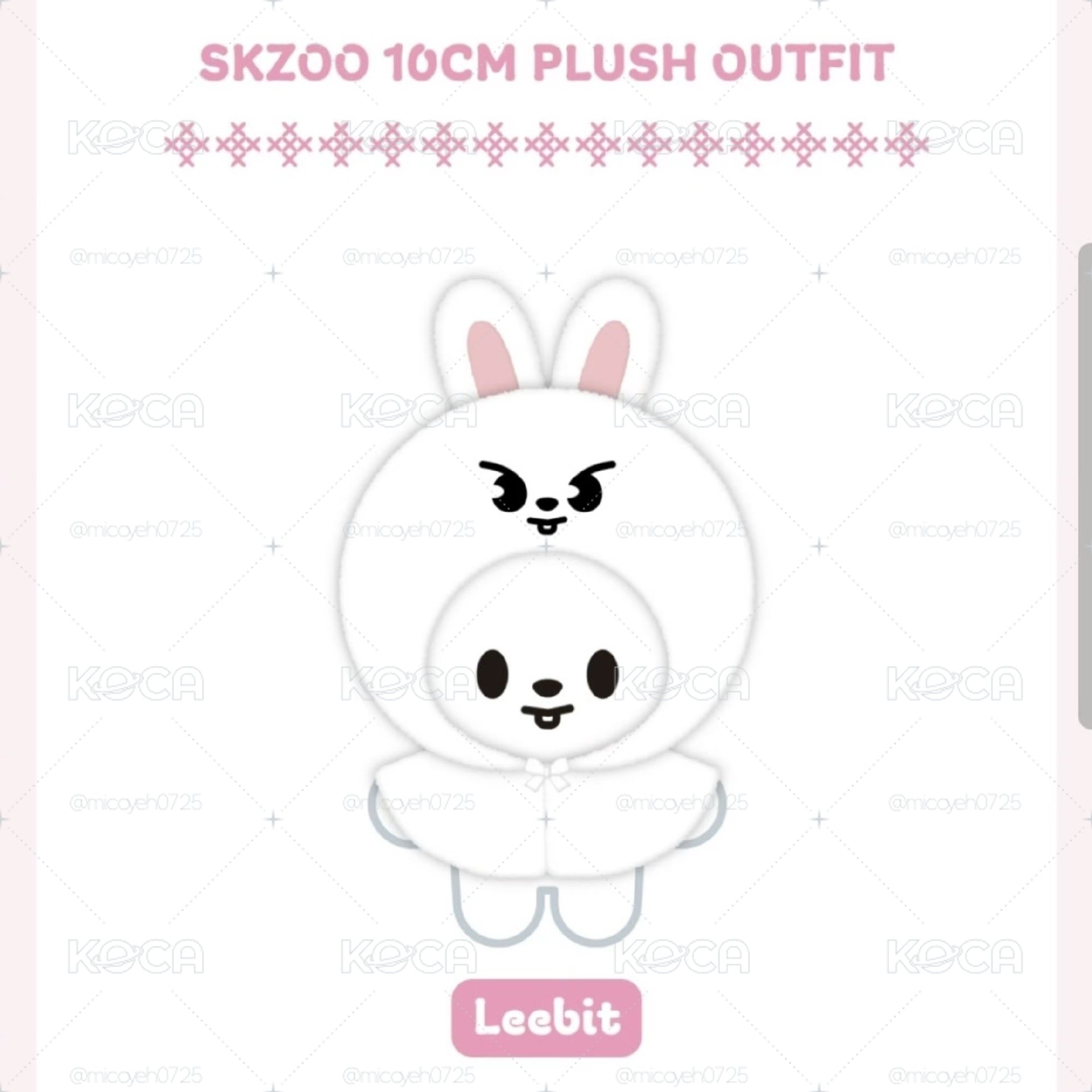 五期飯咪娃衣披風 旻🐰