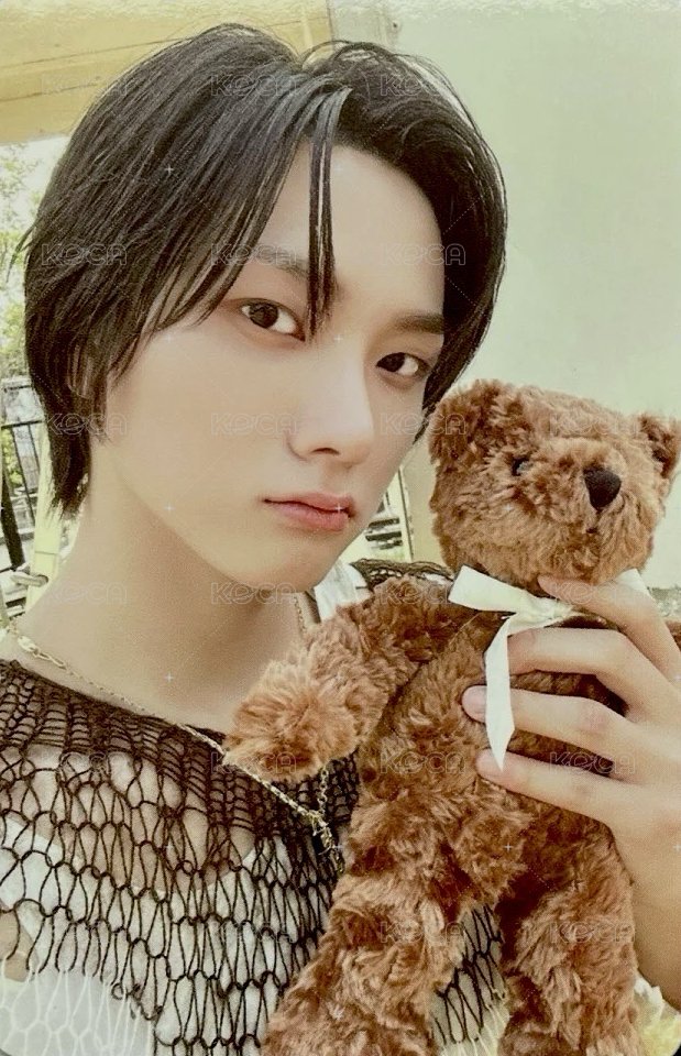 WHY.. target 特典卡 抱小熊 1 正面