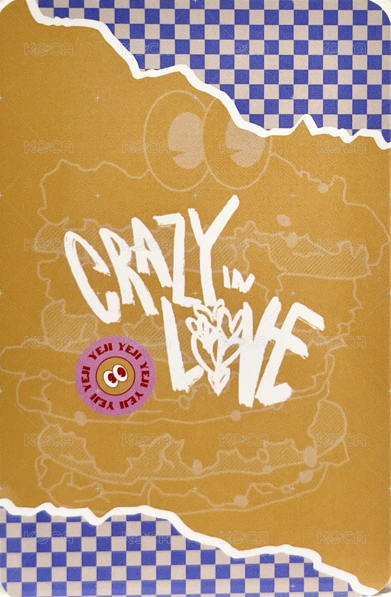 CRAZY IN LOVE sw 3.0 簽售卡  背面