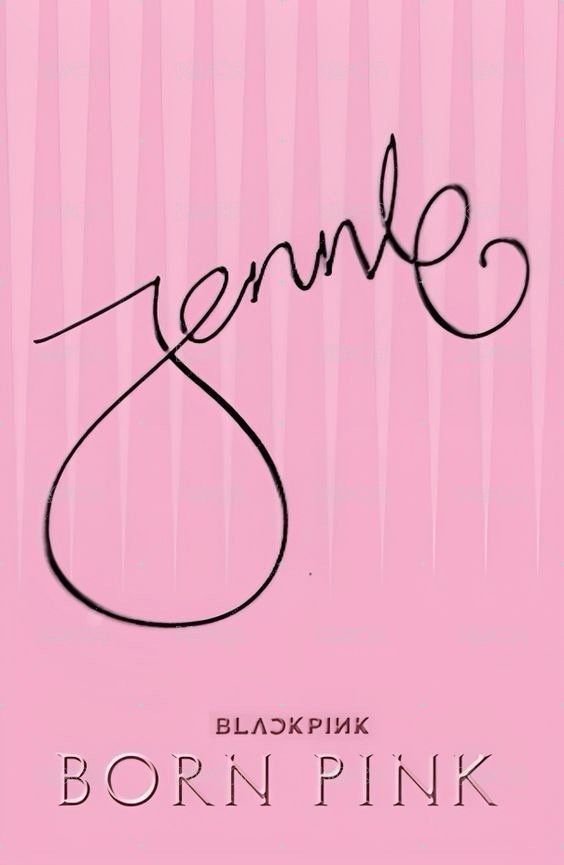 BORN PINK 專輯卡 黑膠 B ver. 背面