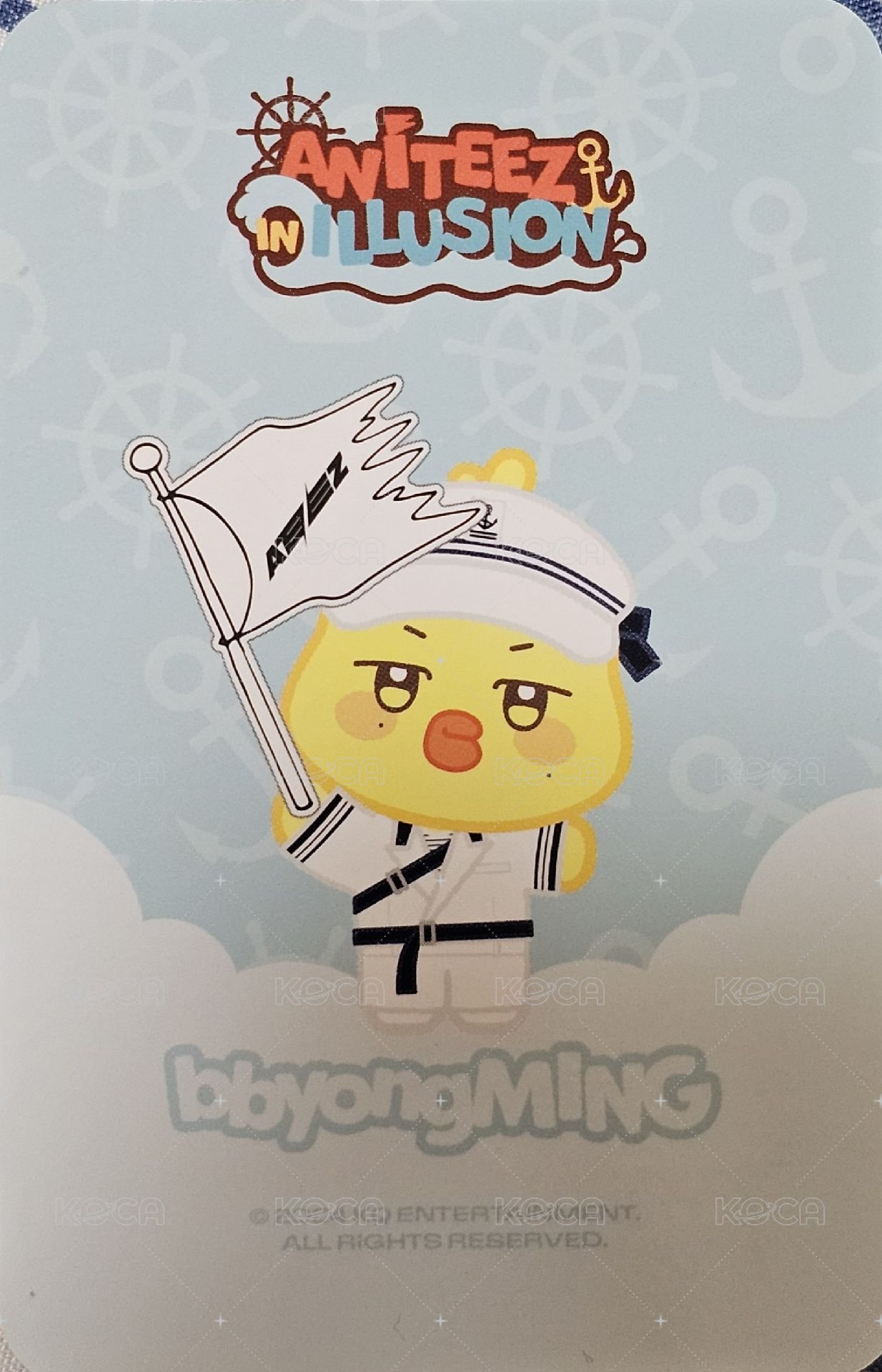 ANITEEZ IN ILLUSION 周邊卡 PHOTOCARD L HOLDER SET 背面