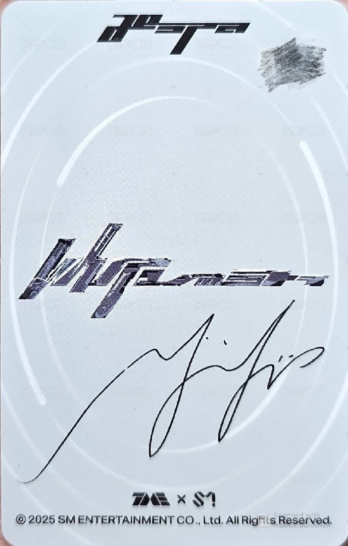 Whiplash QQ音樂 星光卡 五星寧 背面