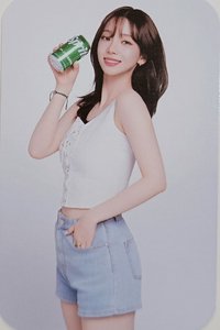 代言卡 雪碧 柚