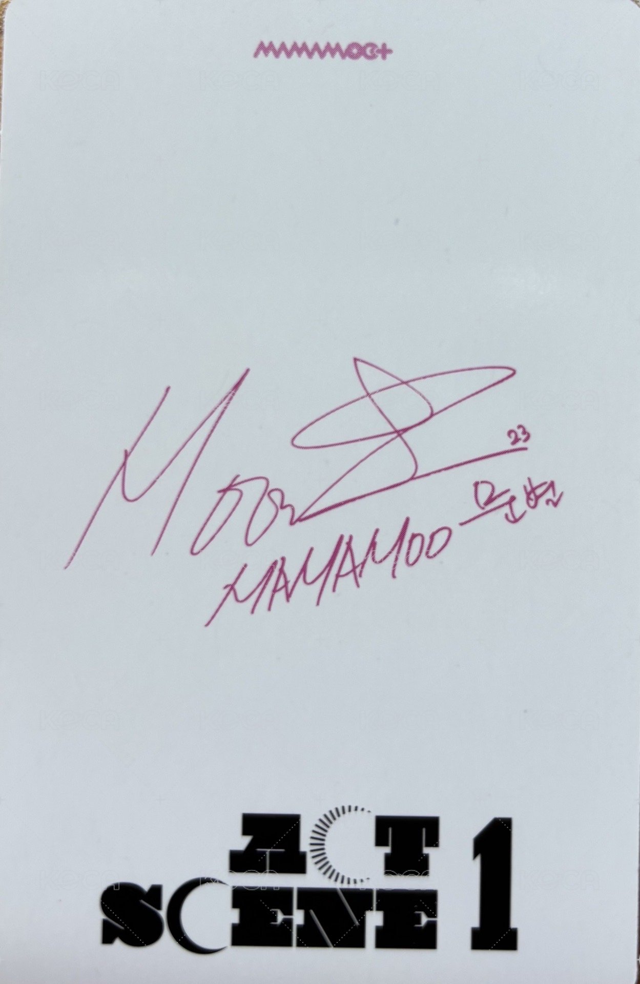 ACT 1, SCENE 1 專輯卡  背面