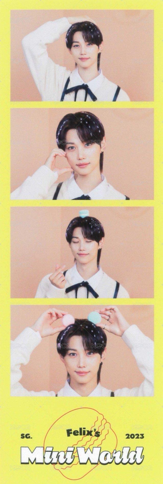 2023 年曆 人生四格卡  正面