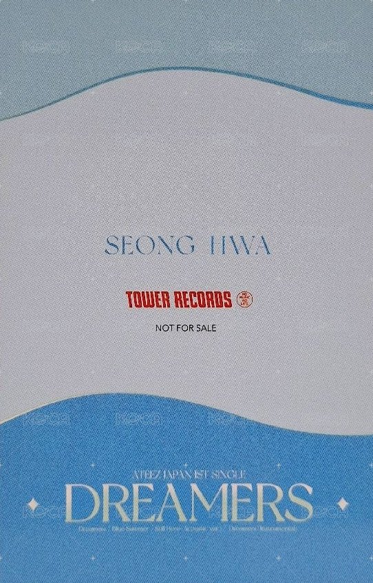 DREAMERS 塔店 特典卡  背面