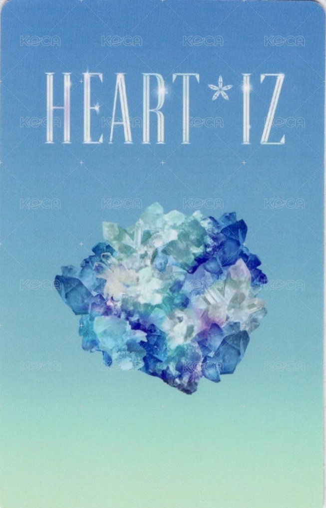 HEART*IZ 專輯卡 電子專卡 背面