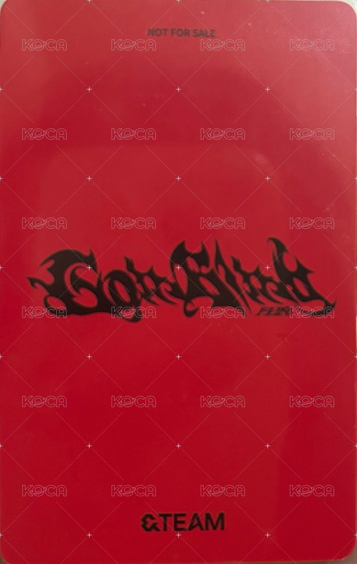 月狼 環球 ♥for LUNÉ 特典卡  背面