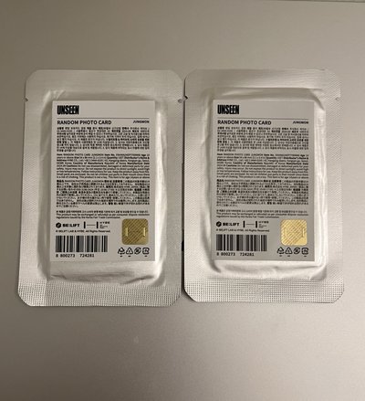 ENHYPEN JUNGWON 梁禎元 UNSEEN 2024韓國版隨機卡包 兩包合售