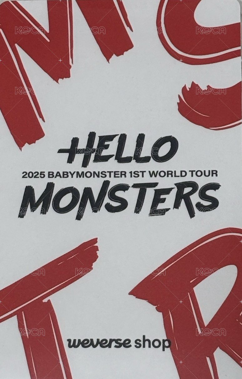 25’世巡 wvs 入場卡 / 場限卡 首爾場限卡 Asa ver.A 背面