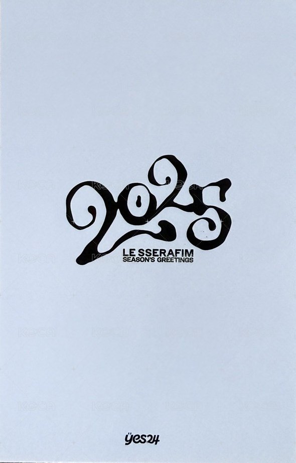 25’年曆 yes24 特典卡  背面