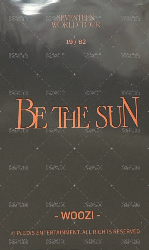 BE THE SUN 隨機卡  背面