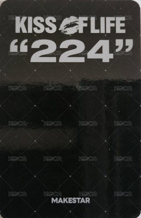 224 ms 線上2.0 簽售卡 mirror heart ver. 背面