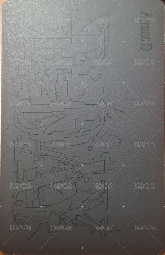 D-DAY 專輯卡 ver.1 固卡 背面