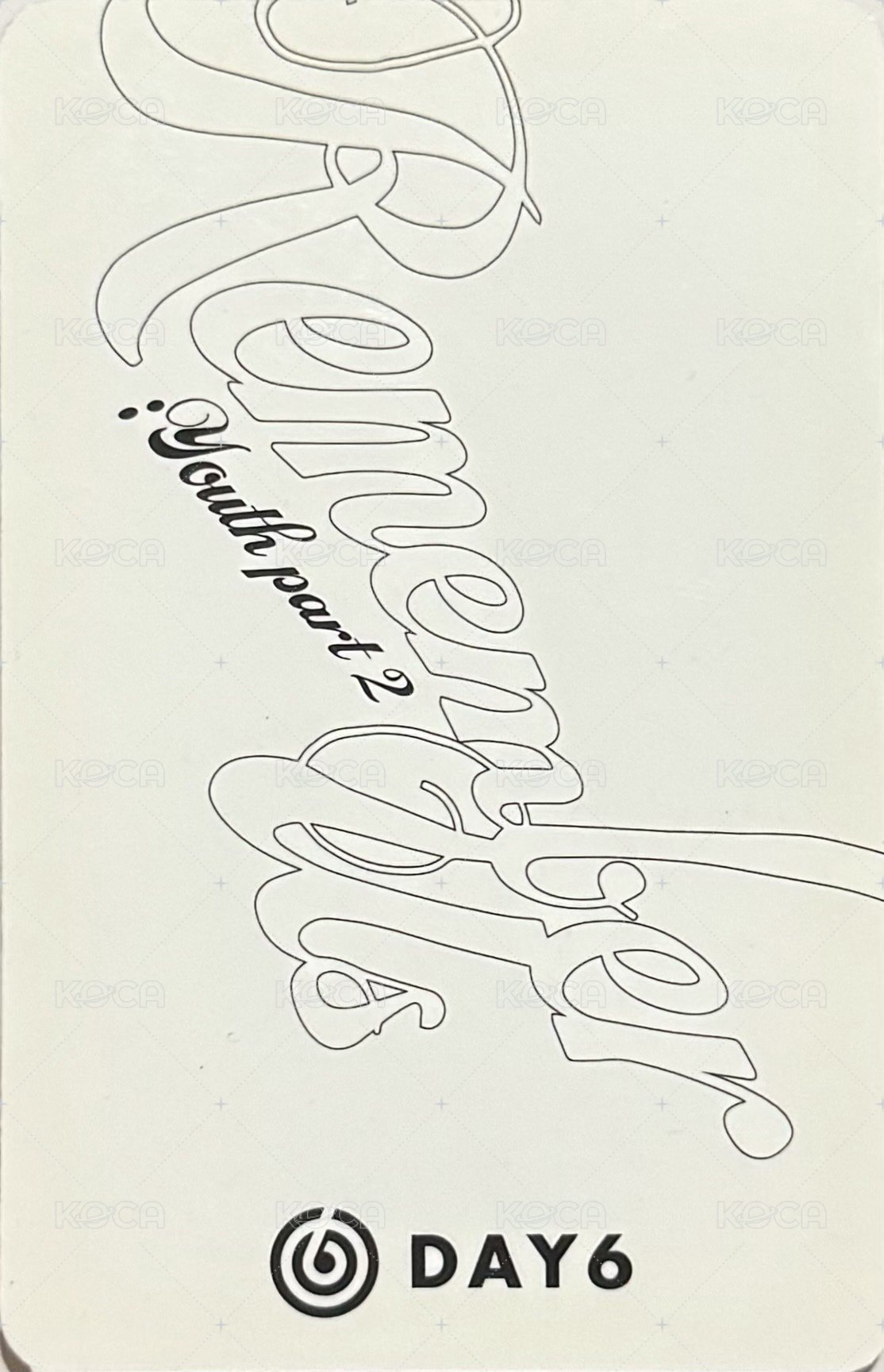 迷四 專輯卡  背面