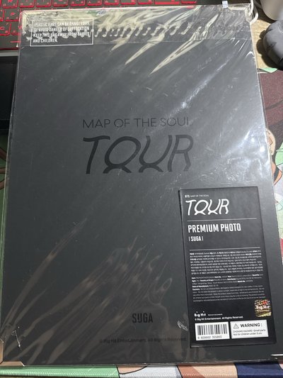 BTS SUGA MAP OF THE SOUL TOUR 相框