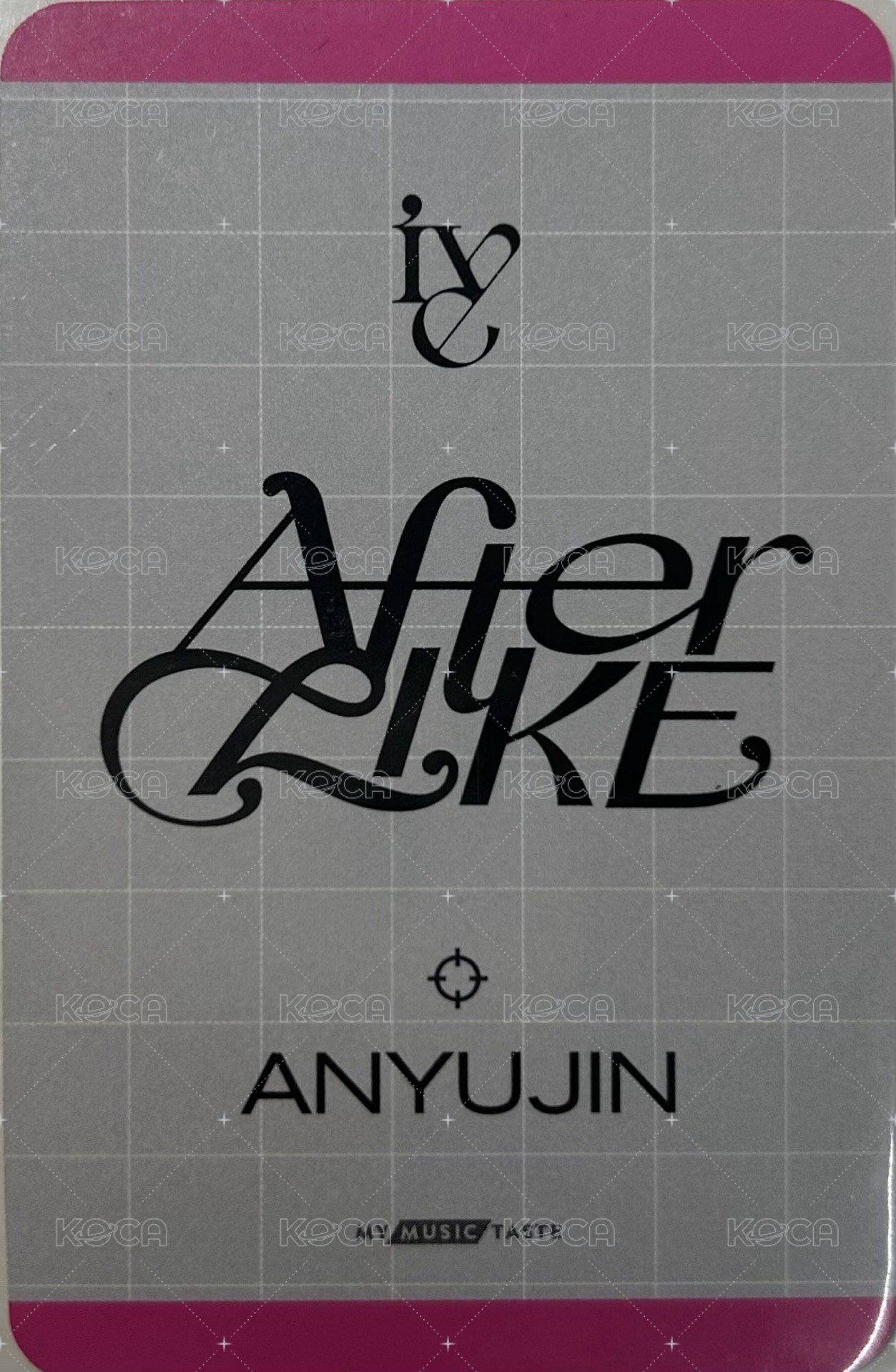 After LIKE mmt 簽售卡  背面