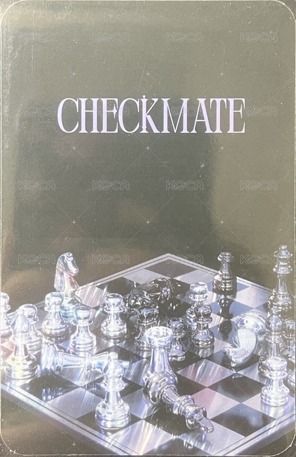 CHECKMATE 演唱會 DVD / CD 卡  背面